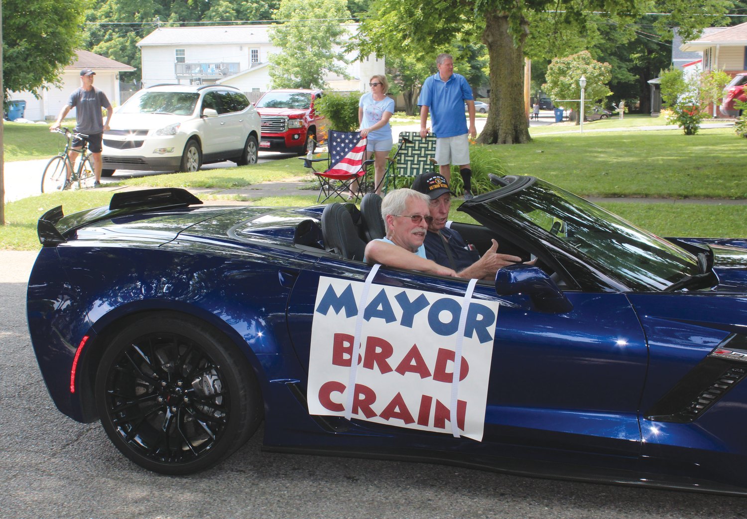 Covington Mayor Brad Crain was all smiles.